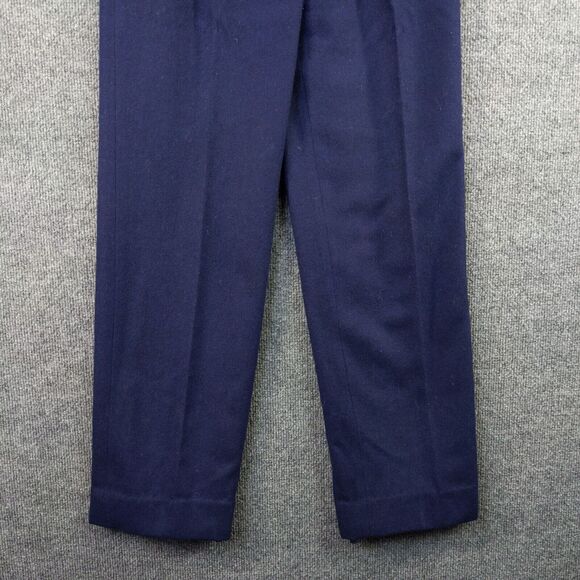 Slices Dress Pants Womens Size 7 Blue Wool Blend Made in Japan - Picture 7 of 12